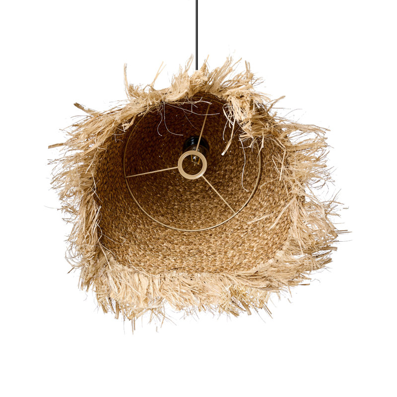 1 - Light Natural Unique/Statement Pendant