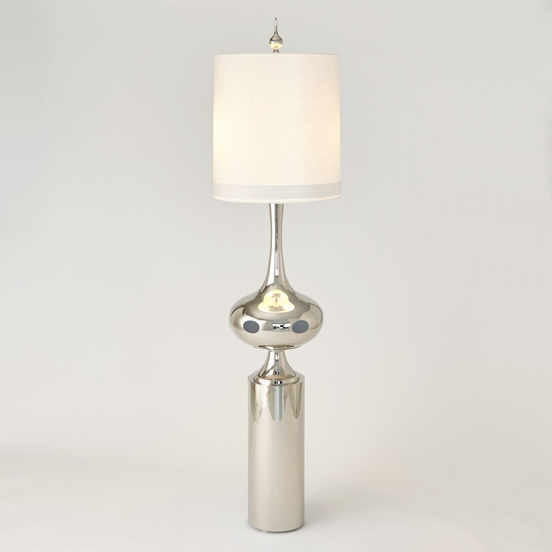 Modern Extraterrestrial 4-Light Floor Lamp in White