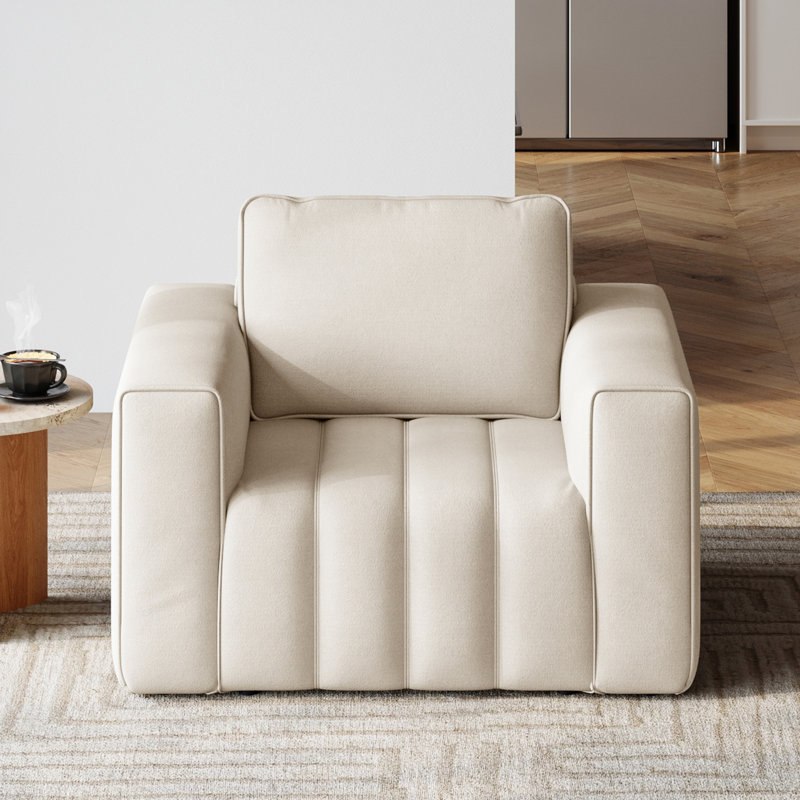 Canapé capitonné Hofmeister, Beige