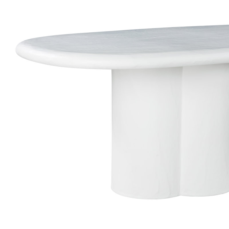Table de salle à manger Tov Furniture Elika, Blanc