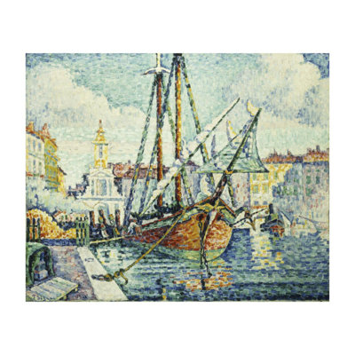 Le port de Saint-Tropez par Paul Signac - Estampe numérique