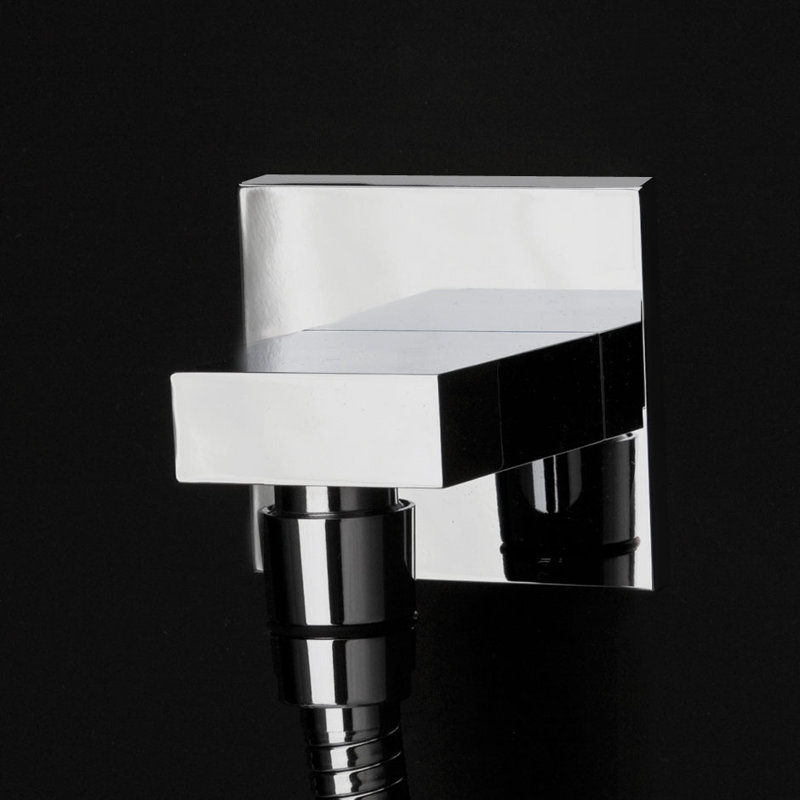 Kubista Water Intake, Polished Chrome
