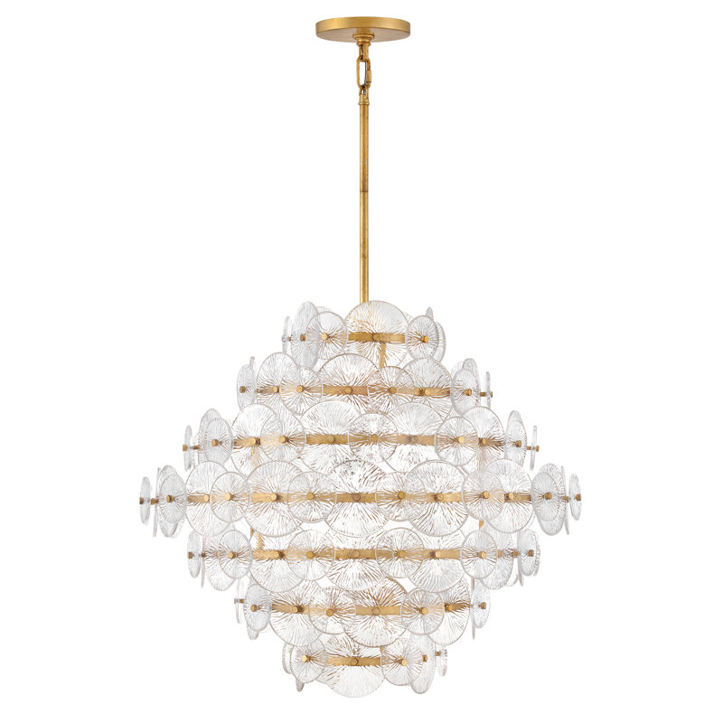 16 - Light Unique Tiered Chandelier