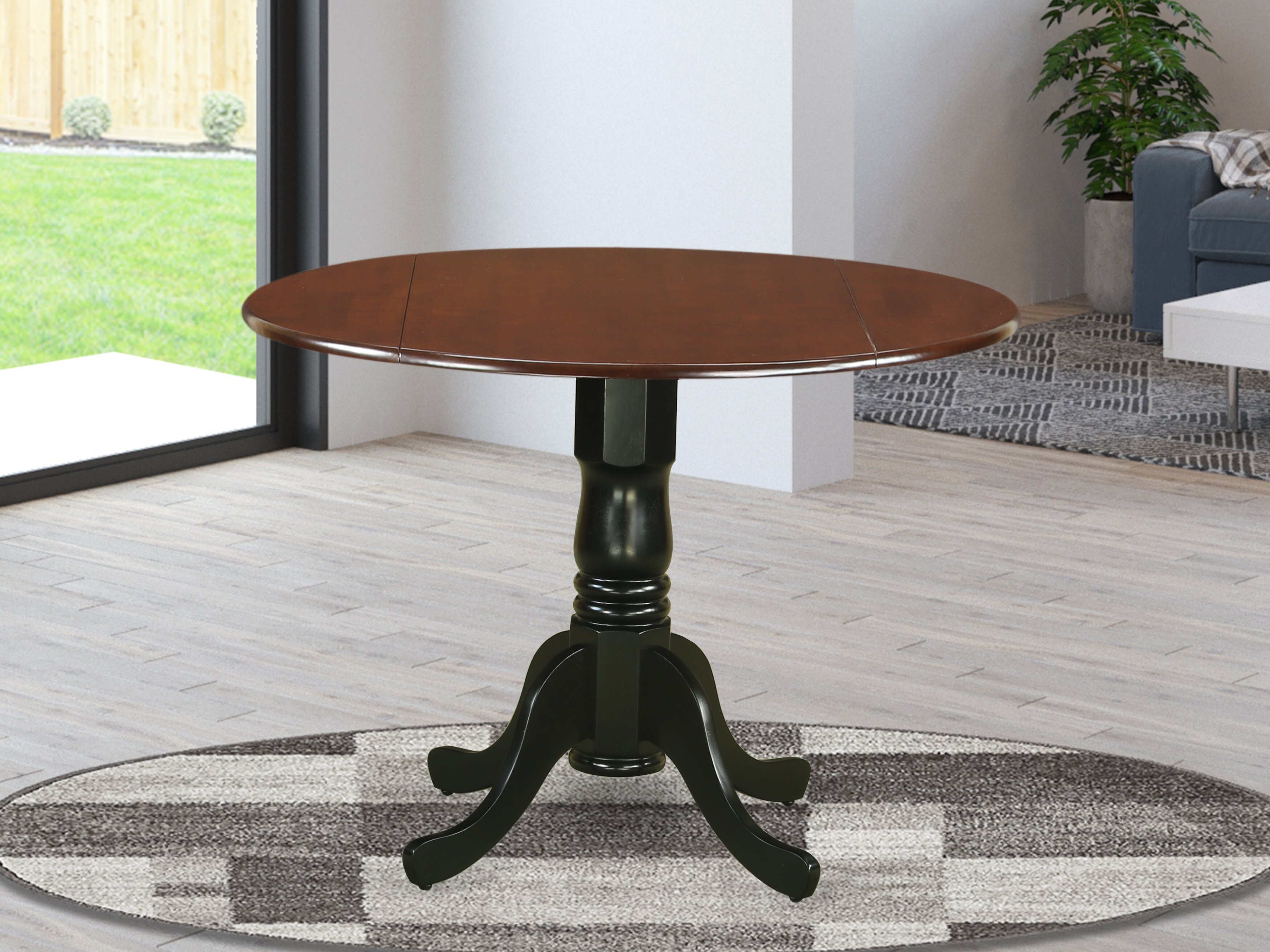 Alcott Hill® Maytham Extendable Round Solid Wood Dining Table & Reviews ...