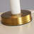 1-Light Round Marble Table Lamp
