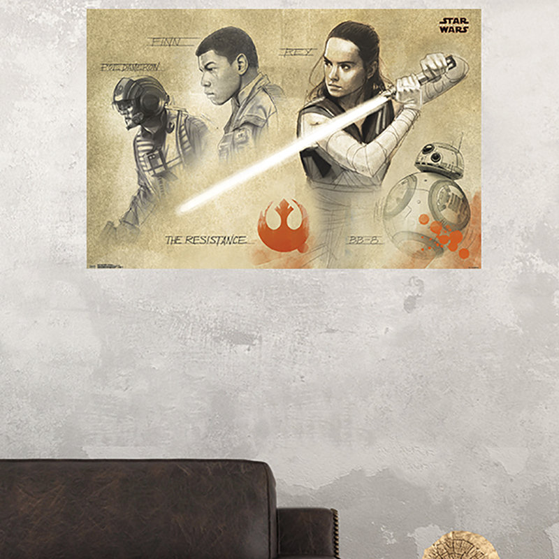 Impression sur papier de la dernière résistance jedi