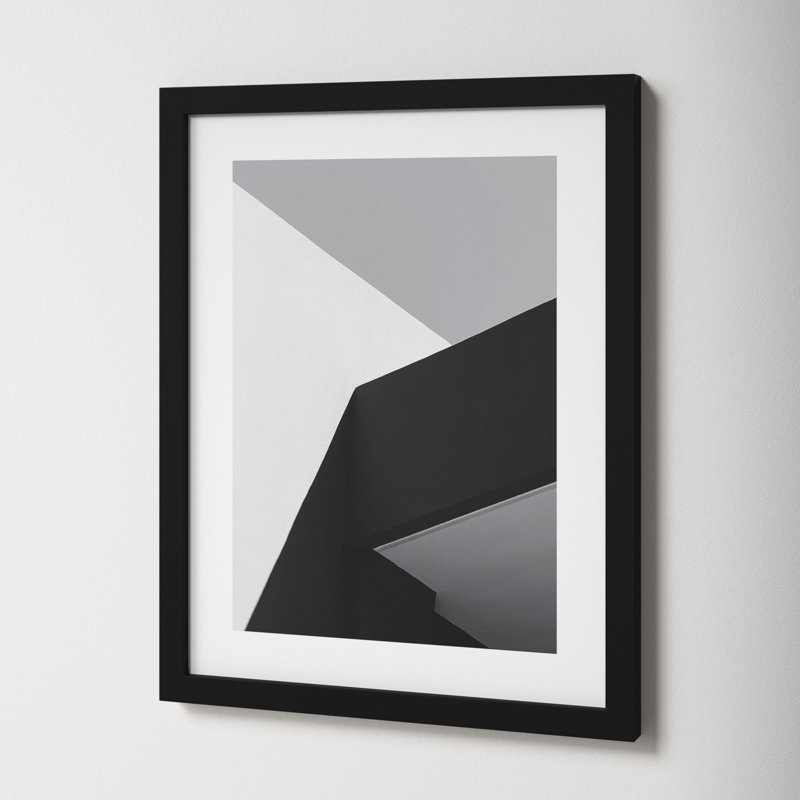 Architecture 1 by Design Fabrikken, 19.12" H x 15.12" W x 0.88" D, Black Framed Paper