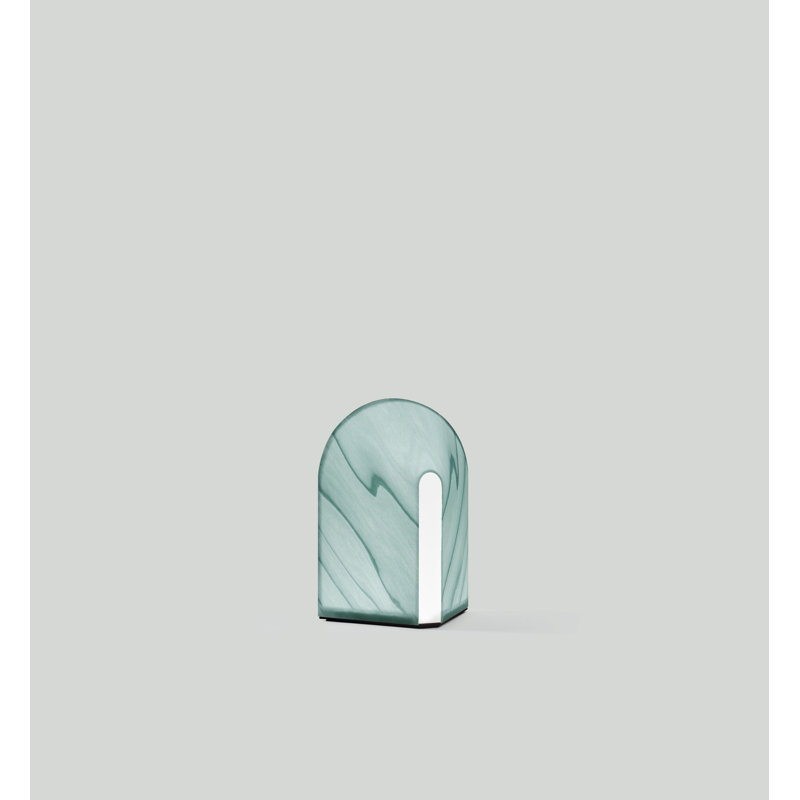 Igloo Table Lamp, 7.1" H, Sea Blue, Dimmable