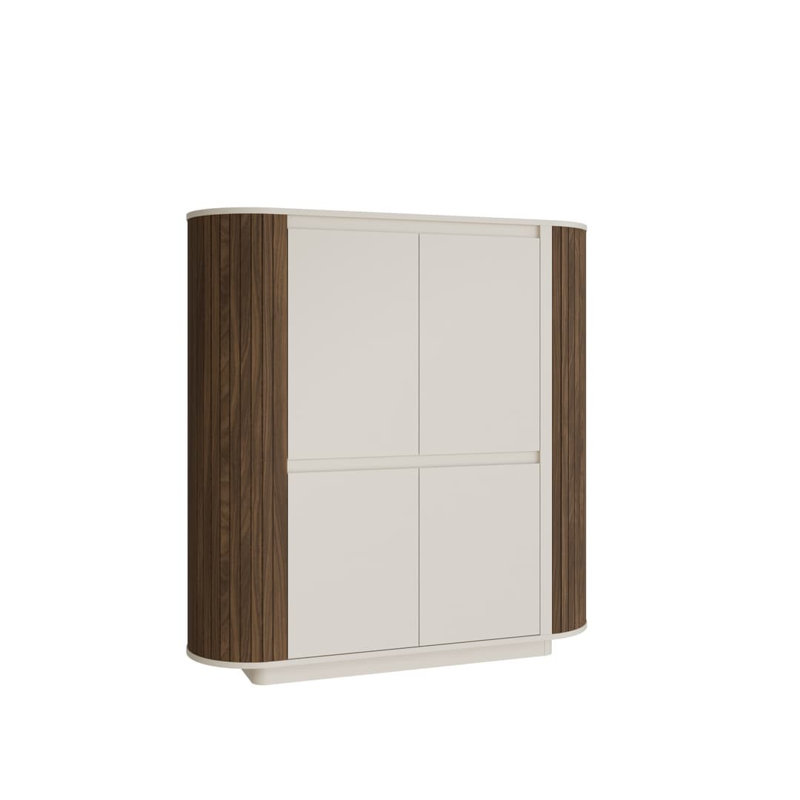 Chanceton 162cm Highboard with Four Soft-Close Doors
