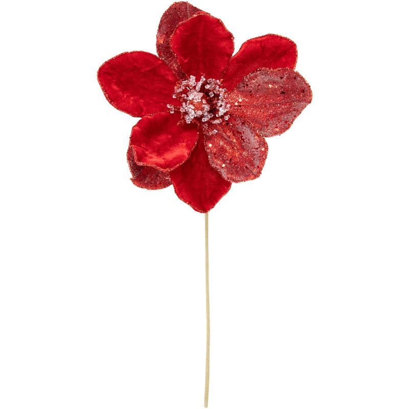 18'' Fabric Plants & Flowers Pick
