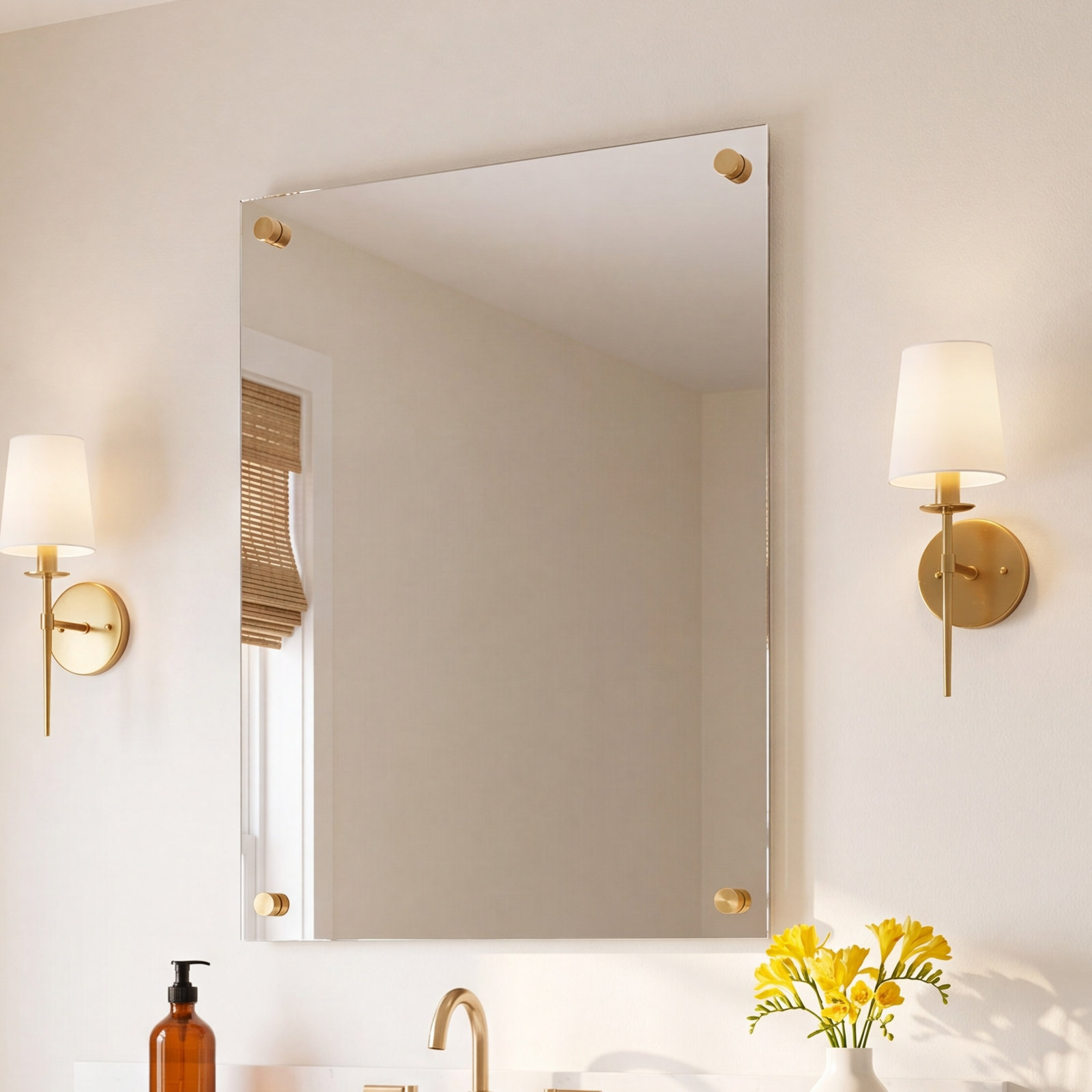 Wexel Art 4-Piece Floating Frame Set, Gold, 0.625" H x 0.625" W x 1" D