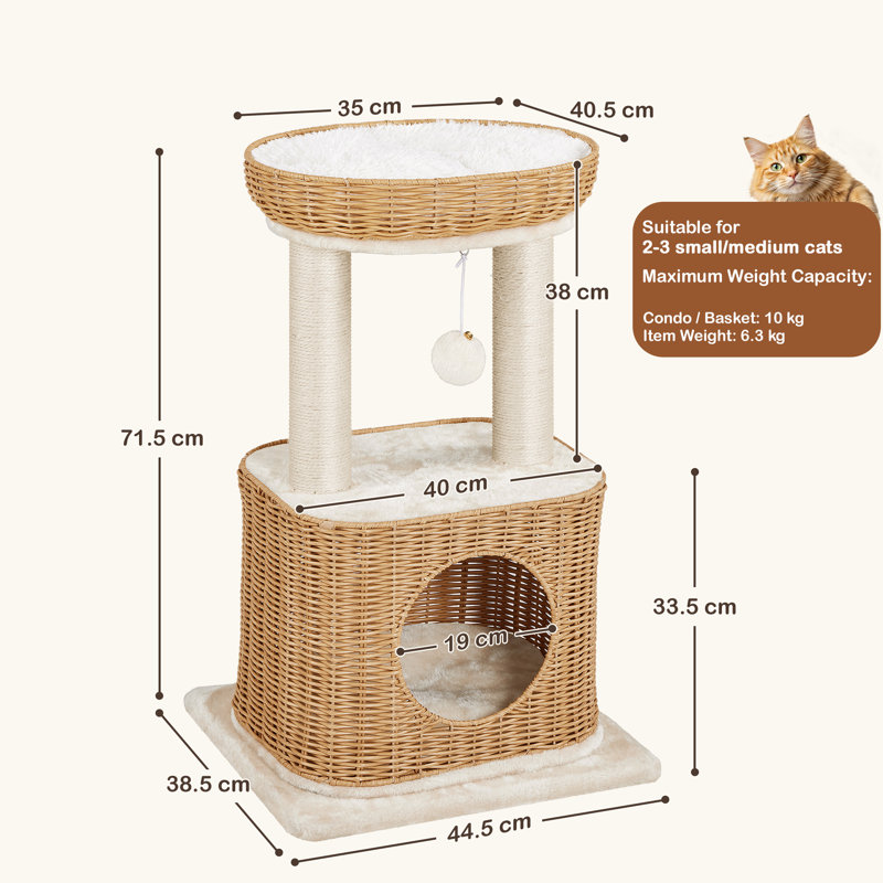 71.5 cm H Cat Tree