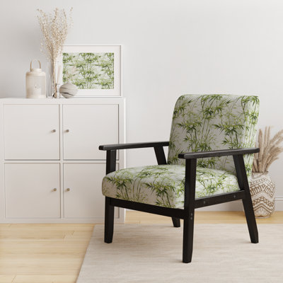 Fauteuil d'appoint rembourré oriental Zen Haven I
