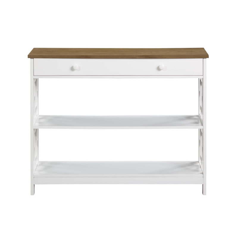 Console 39,5 po Yeprad, Blanc, Blanc, H 31,5 po x l 39,5 po x P 12 po
