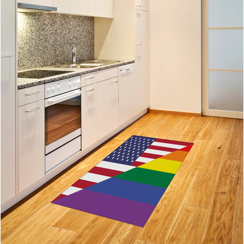 Tapis décoratif Pride, Rectangle 2 pi 7 po x 5 pi