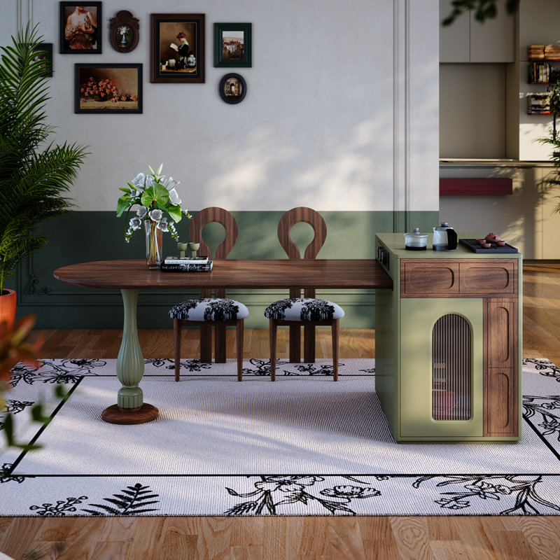 Table de salle à manger de style rétro français