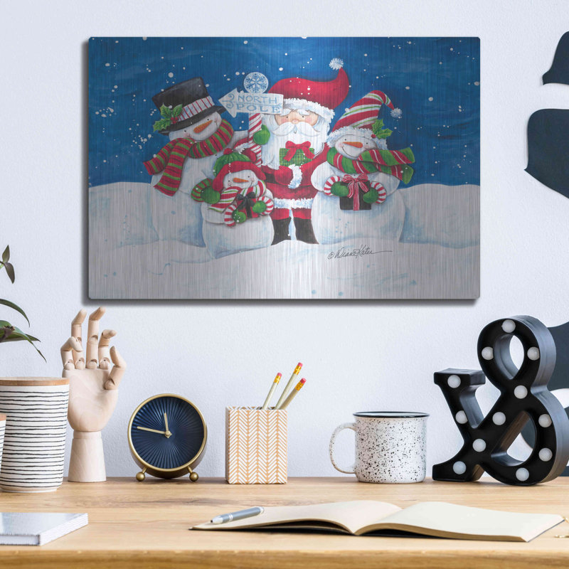 «North Pole Friends» par Diane Kater, H 12 po x l 16 po