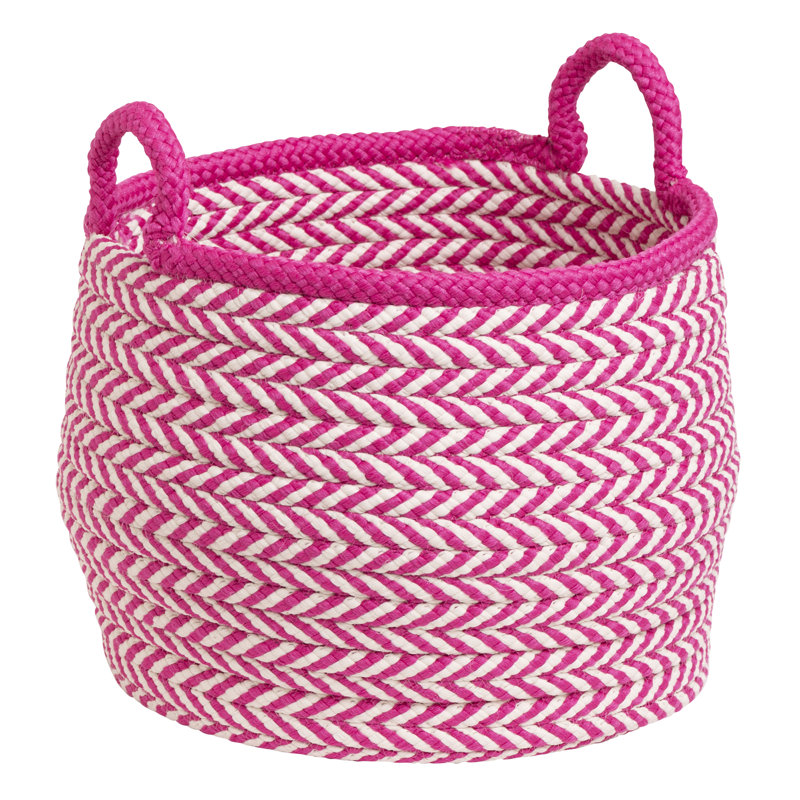 Panier en polypropylène Mistique, Mauve, H 17 po x l 18 po x P 18 po