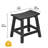 Makira 17.3'' W Manufactured Wood Shower Bench-712374298