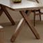 Ensemble de table de salle à manger simple en bois de frêne massif-109026464