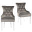 Chaise d'appoint à oreilles rembourrée Duthill-1184090265