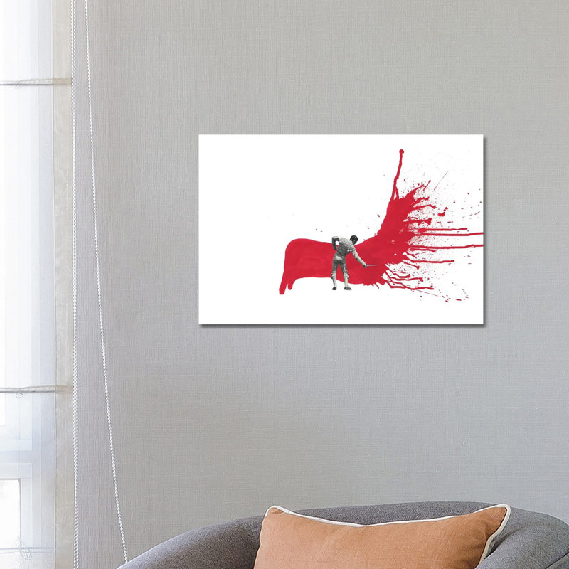 Matador i, H 18 po x l 26 po x P 1,5 po, Toile avec cadre noir, Pas de tapis