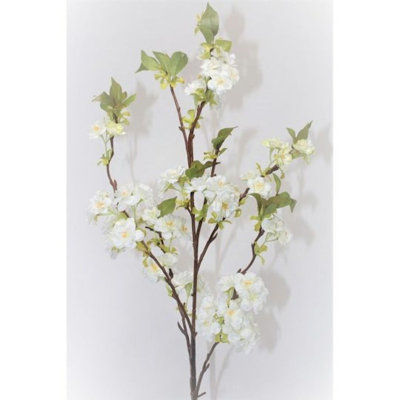 Fleurs de cerisier blanc en fleurs artificielles