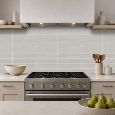 Refinery Semi-Polished 6'' W x 24'' L Porcelain Singular Tile