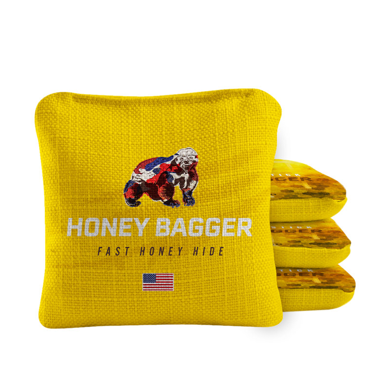 Sacs de cornhole Honey Bagger Synergy Pro, Jaune