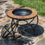 Foyer rond 24,8 po en mosaïque ronde en métal «Shenandoah»
