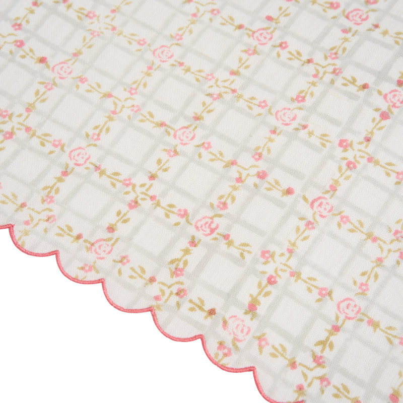 English Rose Table Placemat 14x20 Inch, Pink