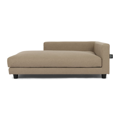 Opulent Orthopedic Dog Sofa Bed – Sand Brown