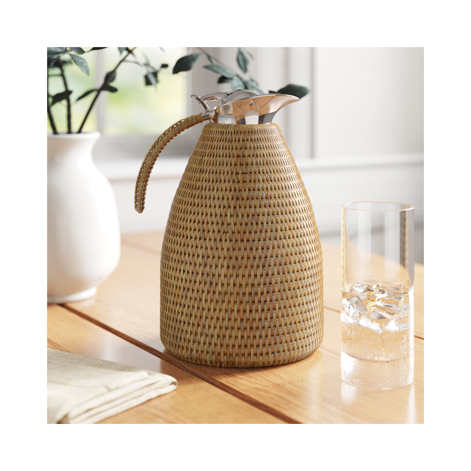 Camden 50.72oz. Pitcher, Honey Brown