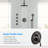 Complete Shower System with Rough in-Valve-97425499