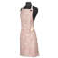 Tablier à motif jacquard rose