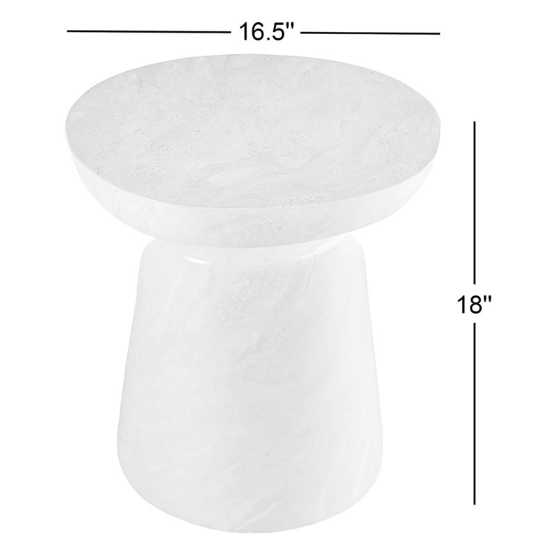 Table d'appoint Amezcua, Gris