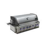 Mont Alpi 44-inch 6-Burner 87000 BTU Stainless Steel Built-in Propane Natural Gas BBQ Outdoor Grill
