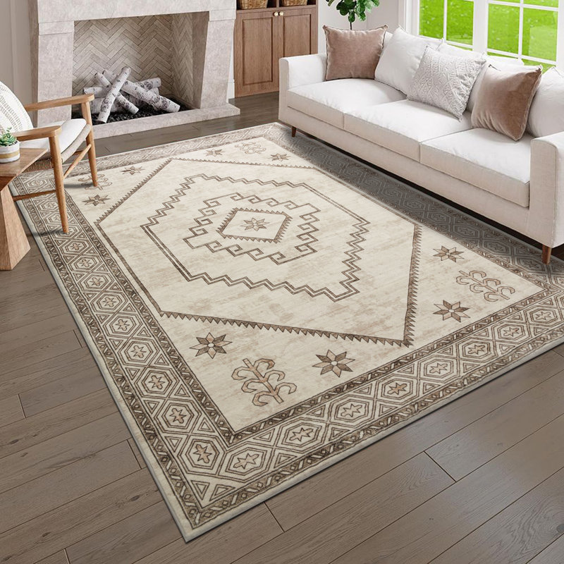 Modern Plush Area Rug Machine Tufted Shaggy Carpet, Rectangle 80 x 150 cm