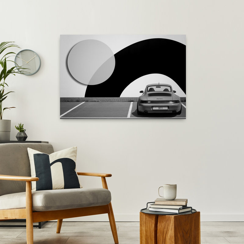 Art contemporain, art géométrique classique abstrait, H 24 po x l 36 po