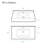 Avancer 36'' Wall Mount Sink In White Marble
