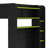 Full Size Gamer Loft Bed With Height-Adjustable Desk,Wardrobe And RGB Light-118612921