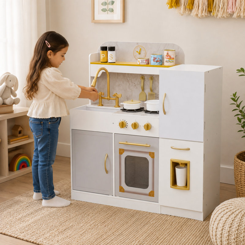Preschool Kitchen Set with Kitchen Accessories