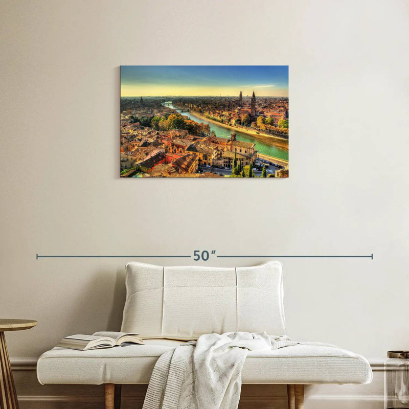 Paysage urbain Sirpi Verona, H 20 po x l 30 po
