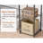 Portable Clothes Rack With 4 Tiers Shelves,Frees...