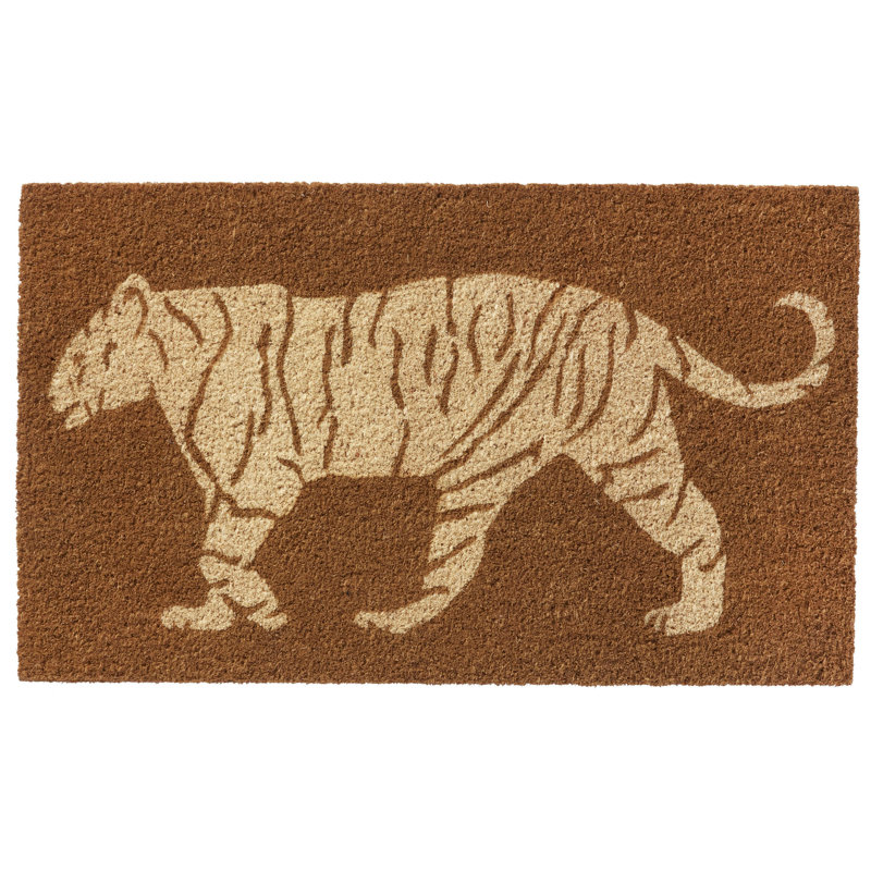 Tiger Doormat 18x30