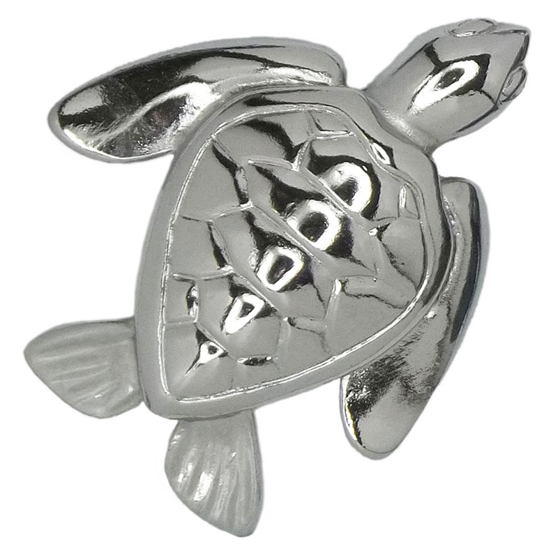 2" Turtle Knob, Brushed Nickel, 2 3/8", 1