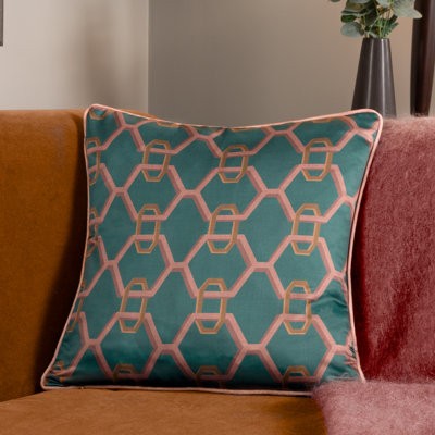 Carnaby Chain Geometric Square Cushion