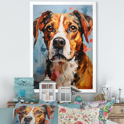 Beagle Bliss sur impression sur toile