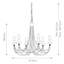 Elba 6 - Light Candle Style Chandelier