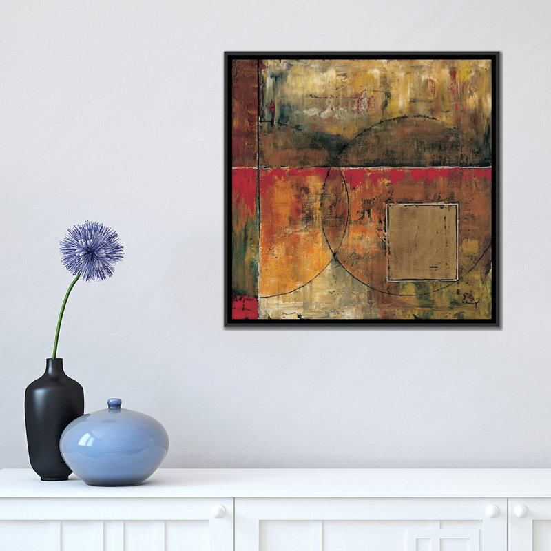 « motion ii », reproduction d’art sur toile, H 18 po x l 18 po x P 1,5 po, Toile tendue, Pas de tapis